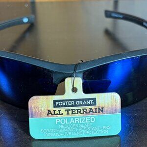 NWT Foster Grant All Terrain 9 Blk POL Sunglasses NEW